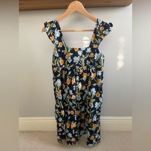 Draper James Maddie babydoll dress in Spring Blooms. Size small.